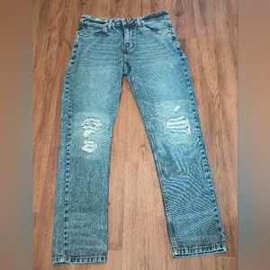 Women's Paper Denim & Cloth Distressed Blue Jeans Size 32